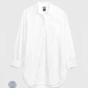 GAP NWT 100% Organic Cotton Weekend Tunic Shirt Size Medium